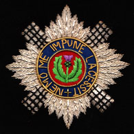 Scots Guards wire blazer badge